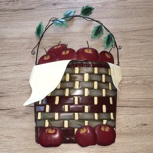 Home Interiors apple basket wall decor